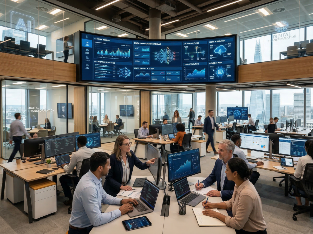 artificial intelligence corporate office digital transformation