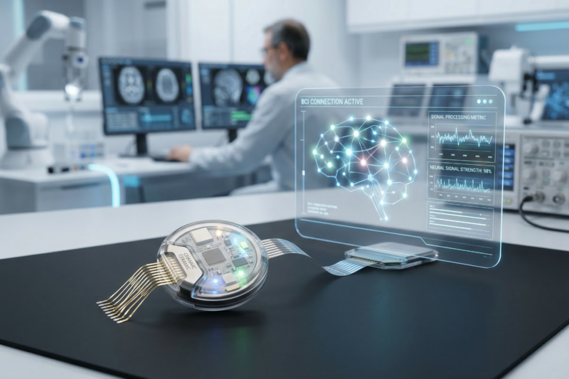 China Brain Chip Firm Trails Neuralink by Three Years in AI Race