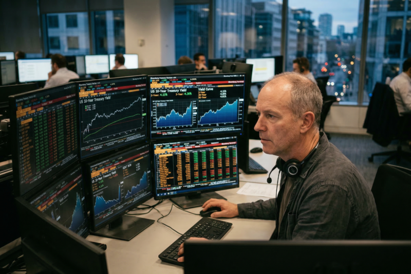 Treasury Yields Rise as Oil Prices and Middle East Risks Shake Markets