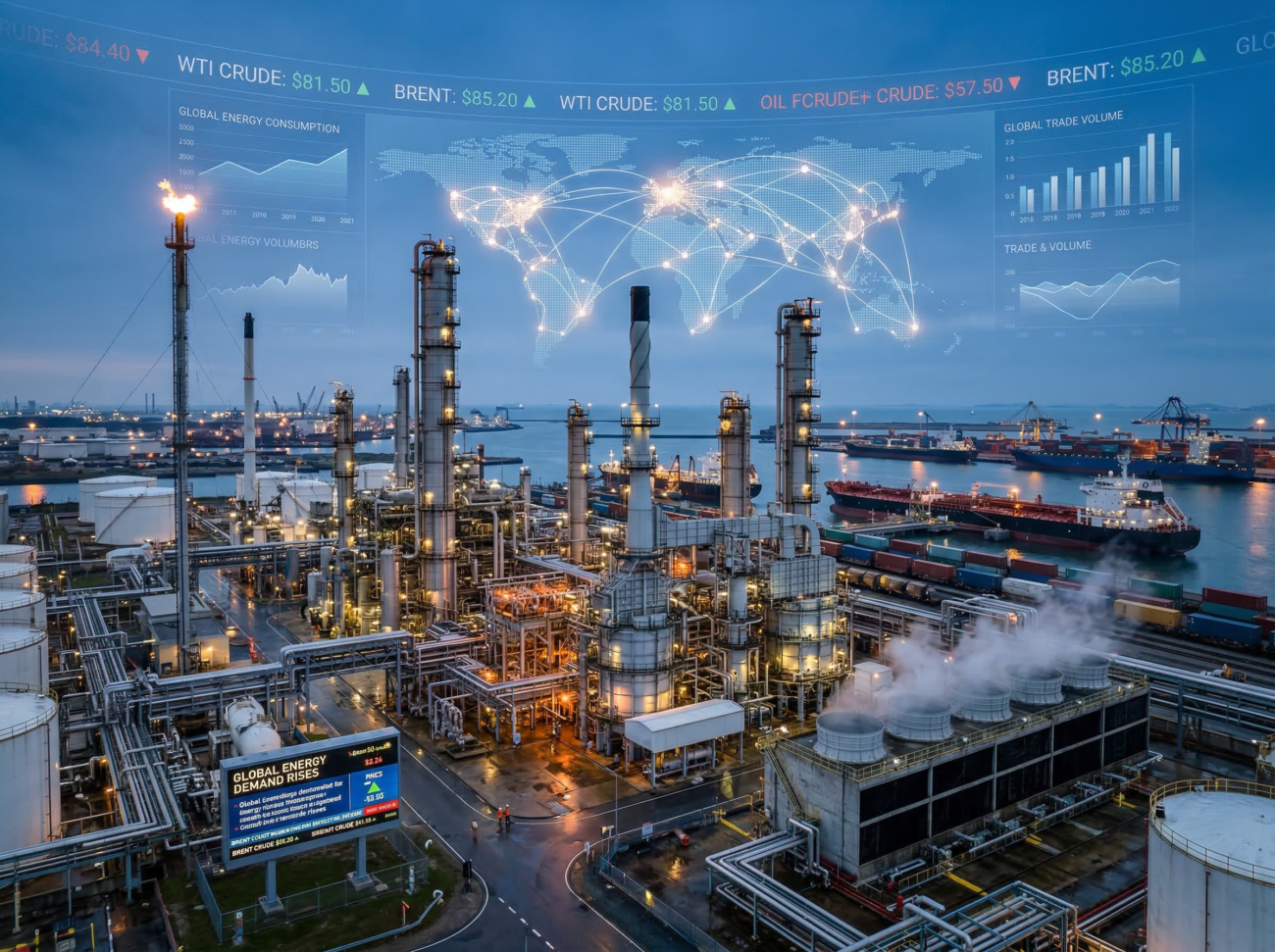oil refinery industrial energy market global economy