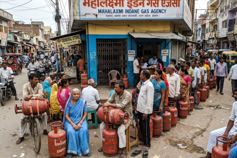 LPG Supply Concerns Spread Across India as Fuel Shortage Fears Rise