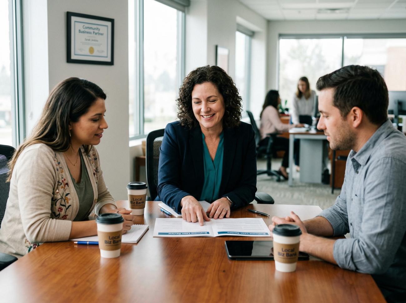 small business banking advisor meeting