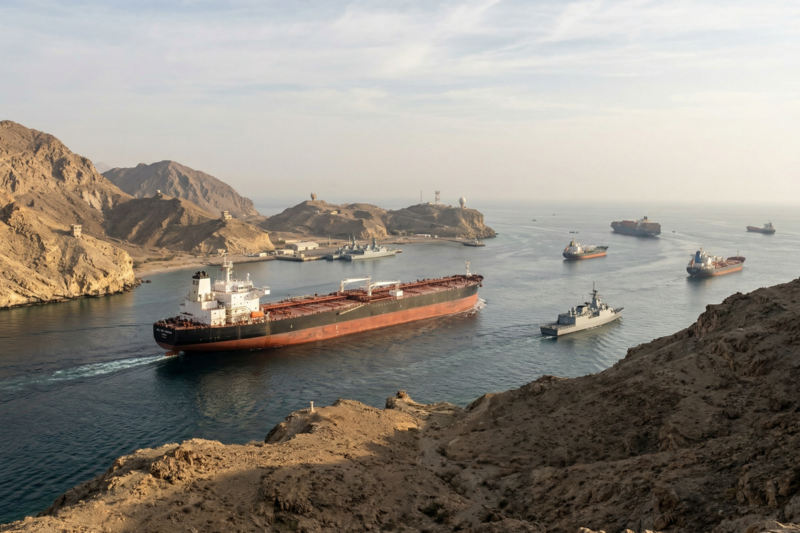 geopolitics oil tanker strait