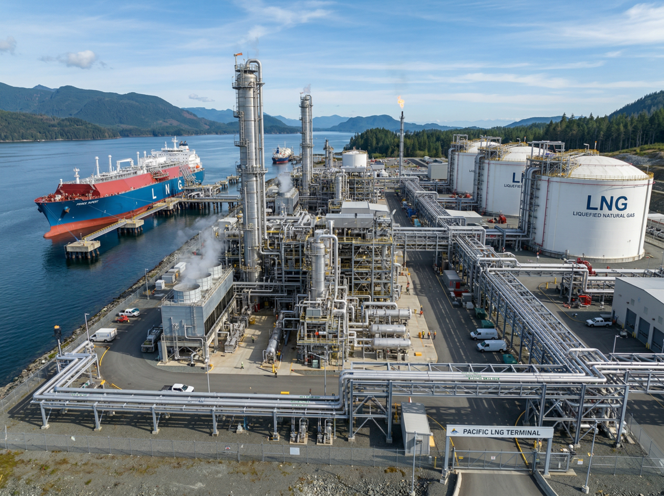 liquefied natural gas plant industrial