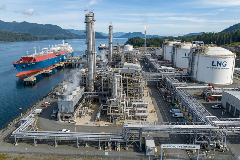 liquefied natural gas plant industrial