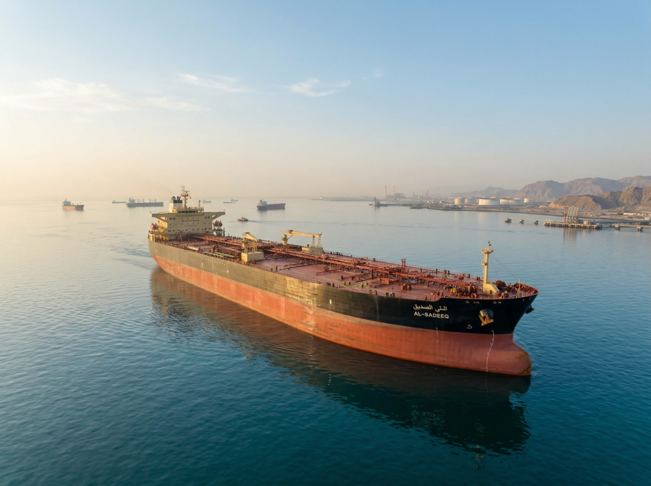 oil tanker middle east shipping calm waters energy trade