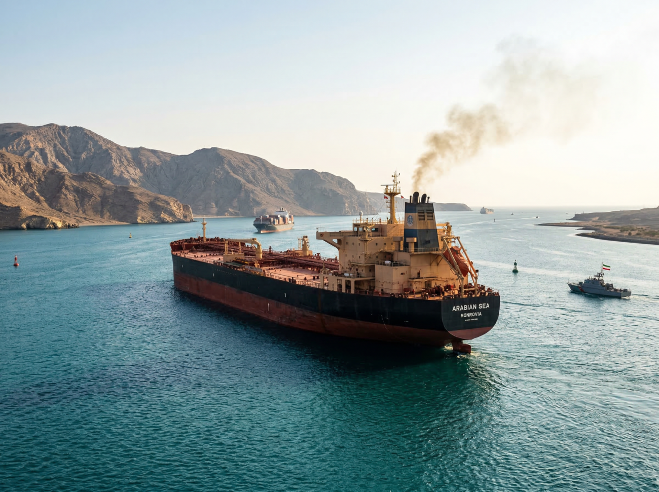 oil tanker strait of hormuz maritime shipping energy route