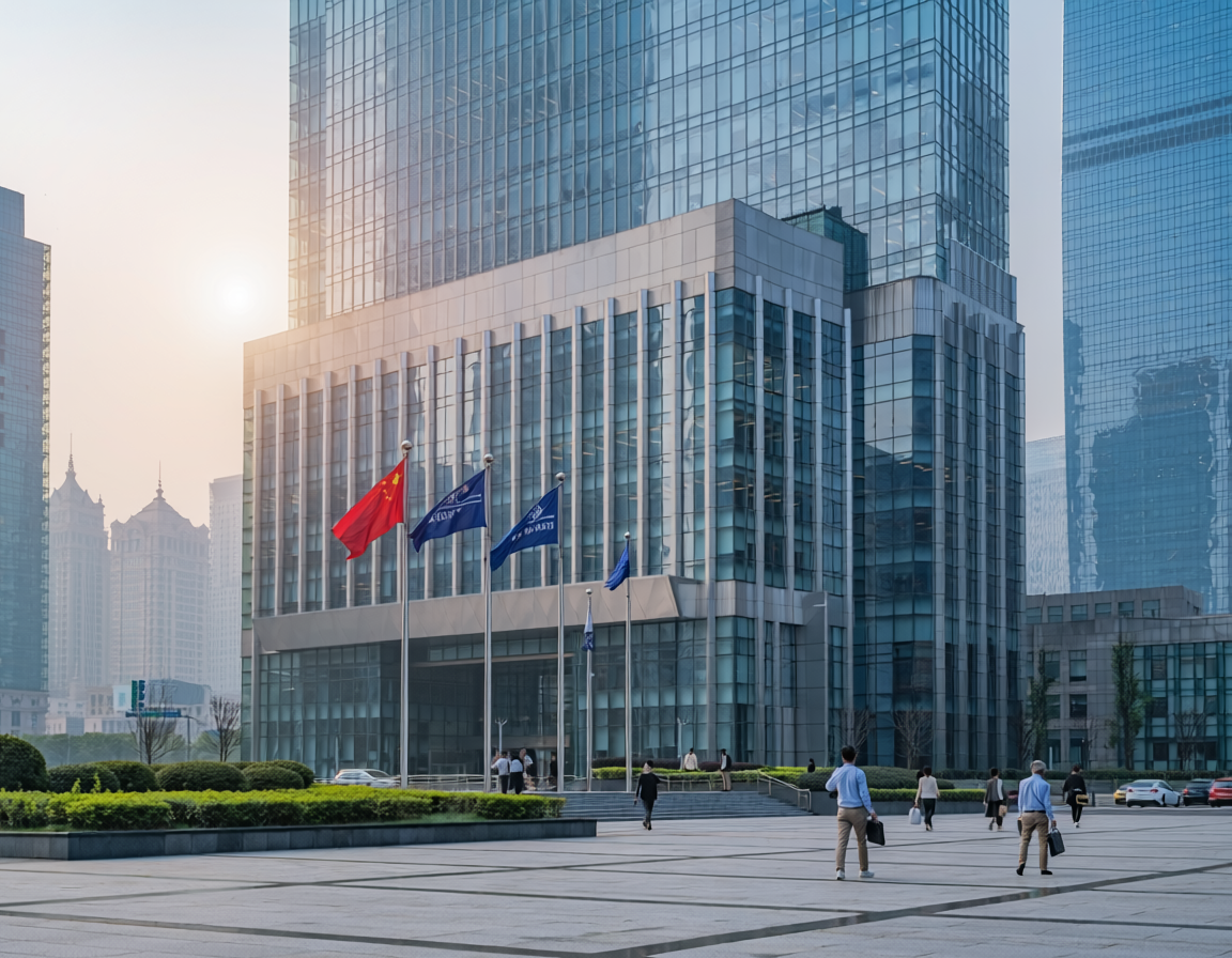 Shanghai stock exchange building