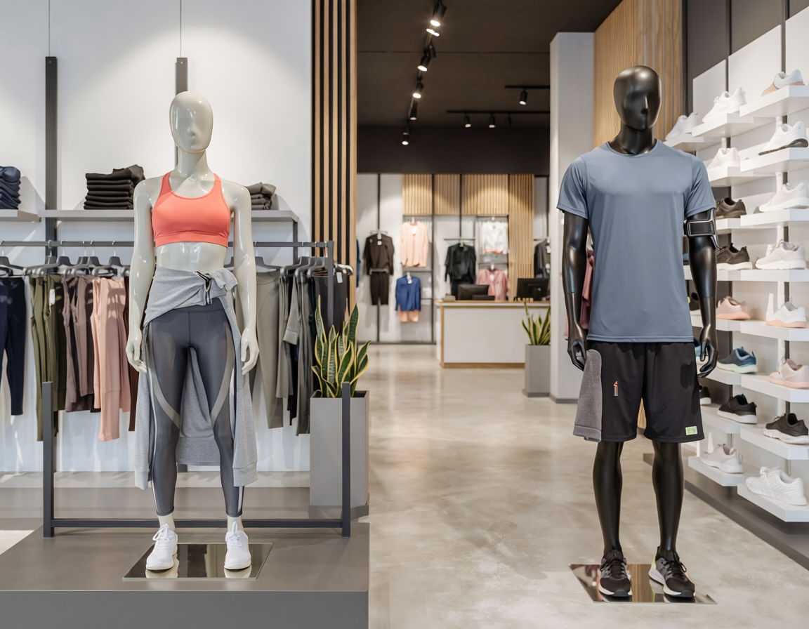 athletic wear retail fashion store