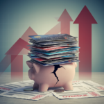 credit card debt concept rising defaults