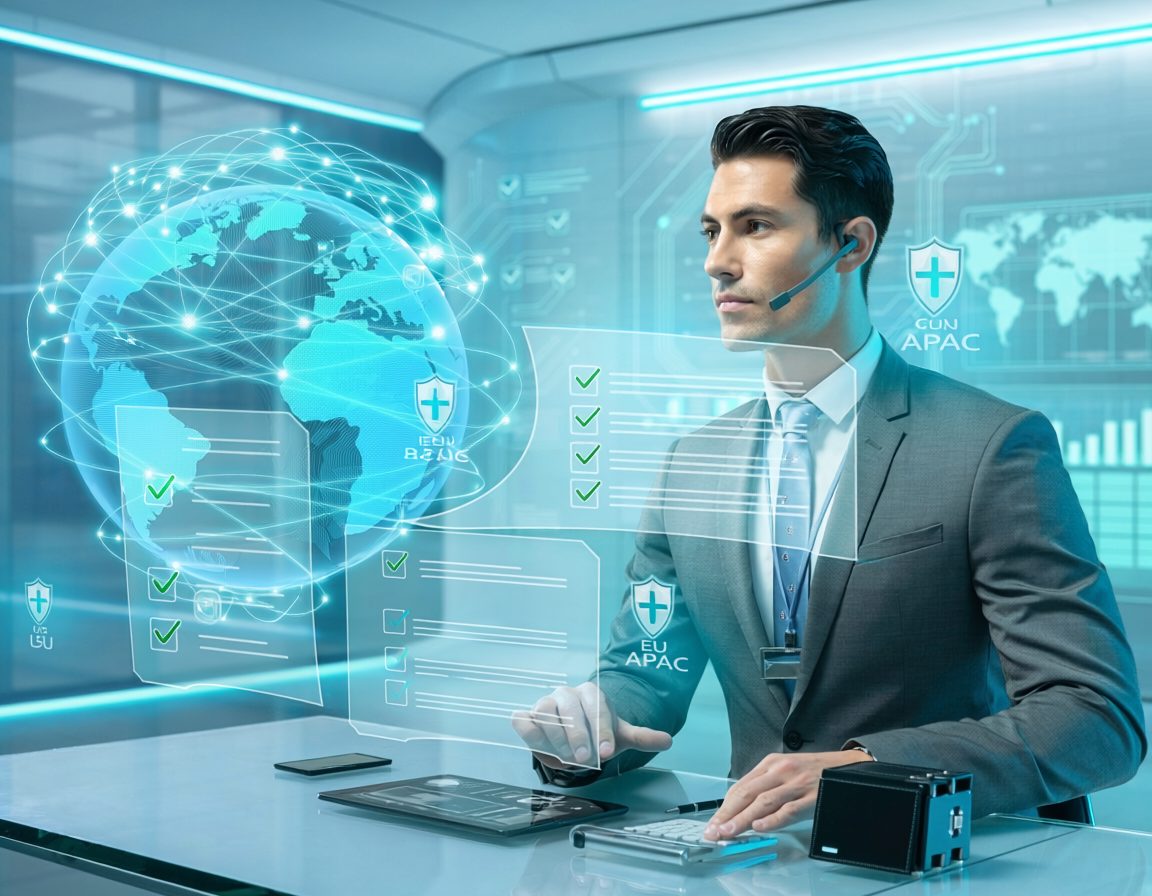 crypto regulation digital assets compliance futuristic