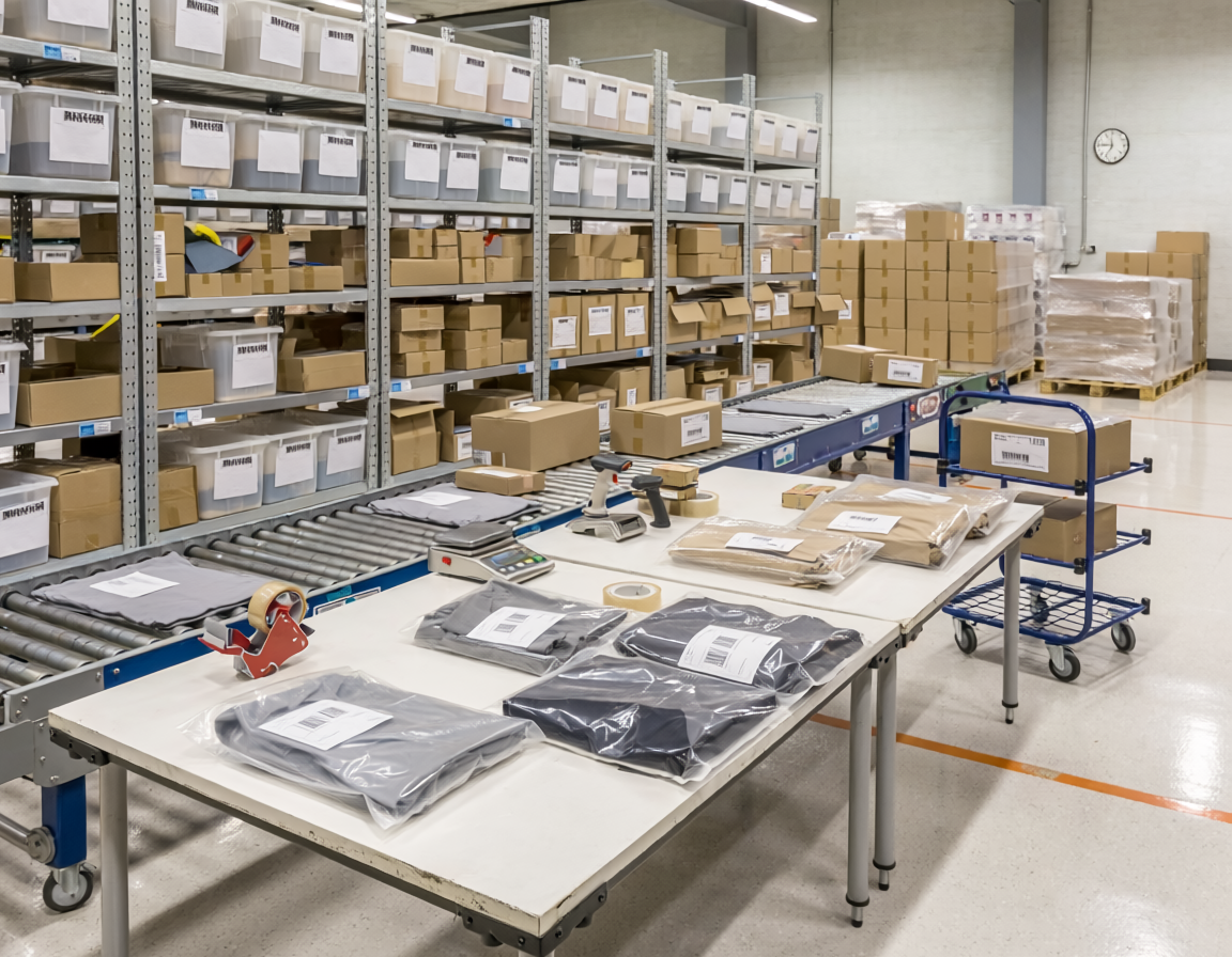 ecommerce clothing packaging distribution