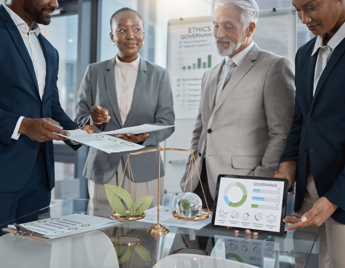 ethical investing concept corporate governance