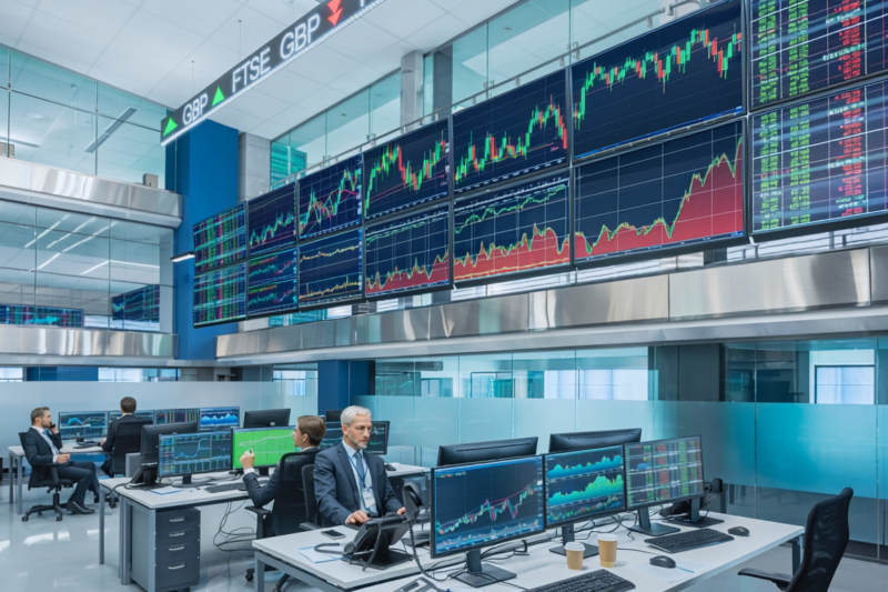 London Stocks Slip as Investors Weigh Mixed Earnings and Central Bank Outlook