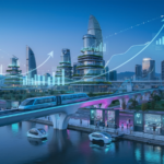 AI economy concept futuristic city korea