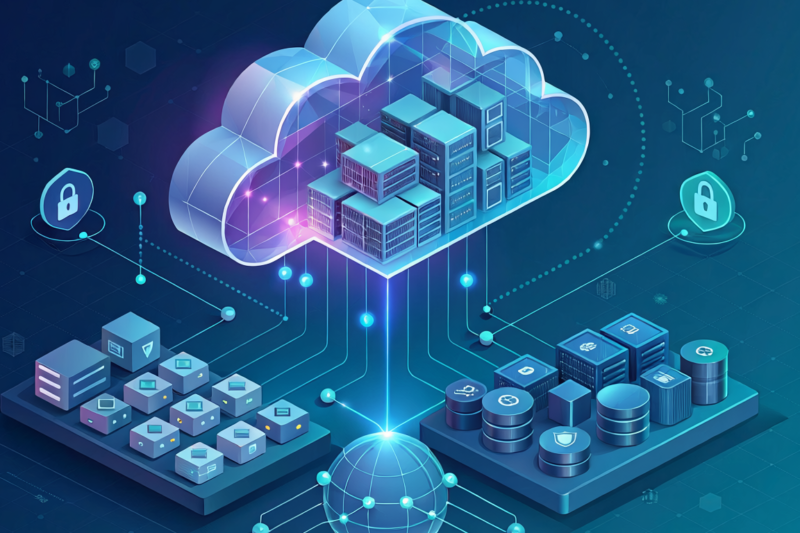 amazon style AI cloud computing concept