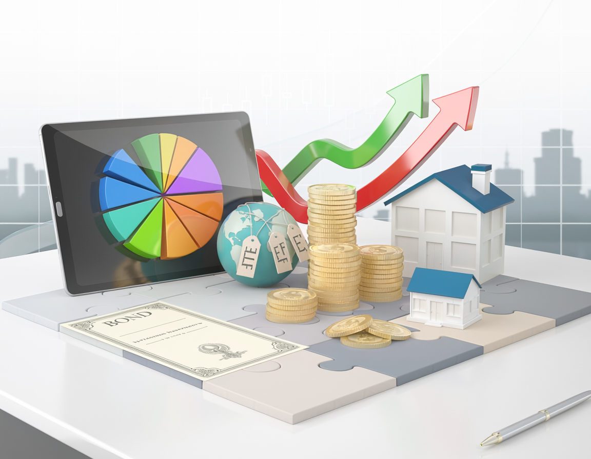 wealth management portfolio diversification concept